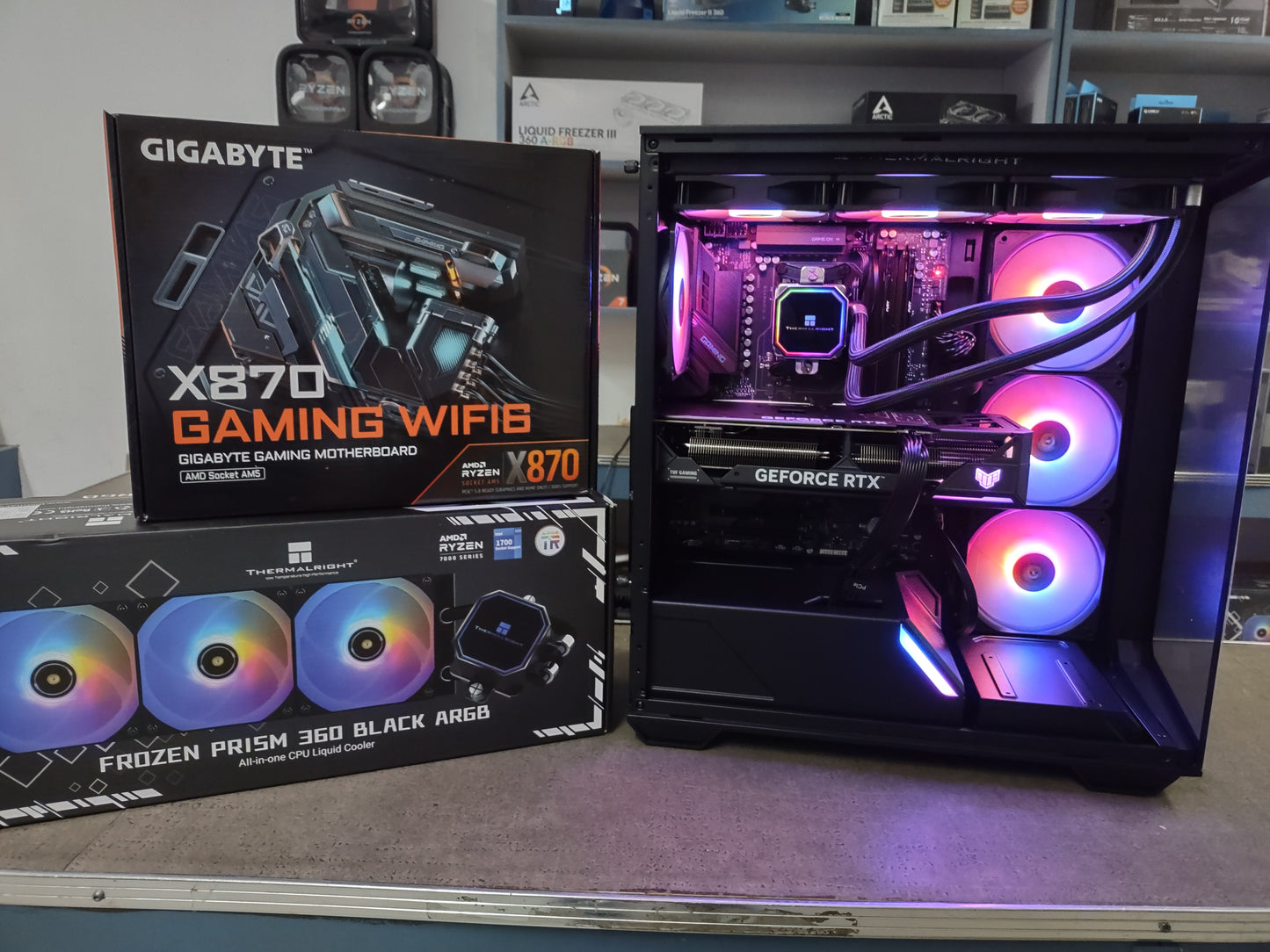 Pre-Built MysteryByte MAZE Panoramic – Ryzen 5 8400F Gaming PC