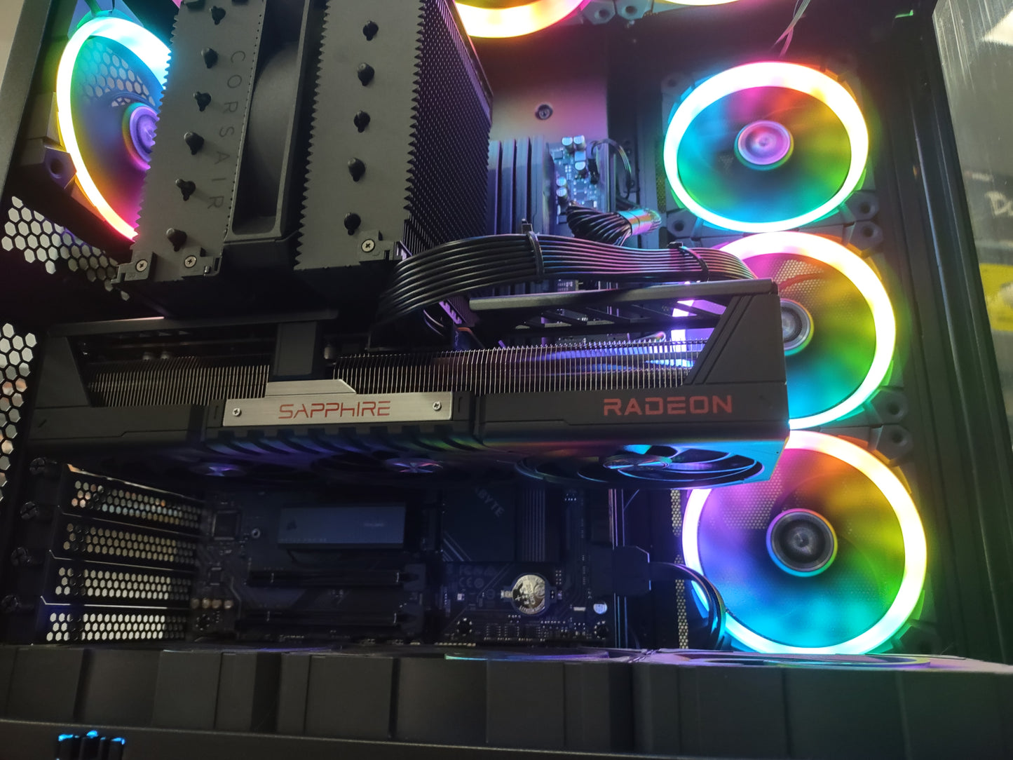 Pre-Built MysteryByte AMD Ryzen 9 9700X Gaming PC, 32GB DDR5 6000MHz, Radeon 9070 XT 16GB, 2TB NVMe