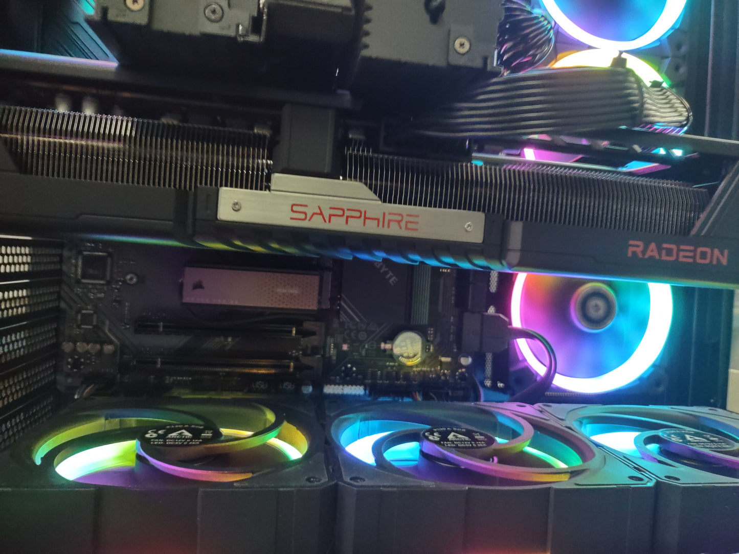 Pre-Built MysteryByte AMD Ryzen 9 9700X Gaming PC, 32GB DDR5 6000MHz, Radeon 9070 XT 16GB, 2TB NVMe