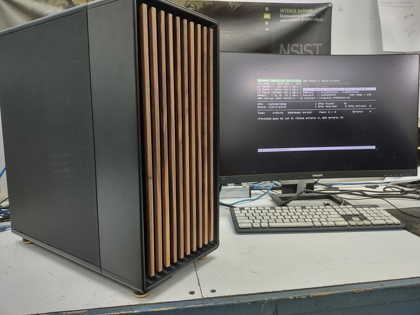 MysteryByte North White Mesh (Ultra 7 265, PROART Z890-CREATOR, Fury Beast 64GB, NVIDIA GeForce RTX 5080,  Two Kingston FURY Renegade 2TB, be quiet! Pure Power 12M, 1000W