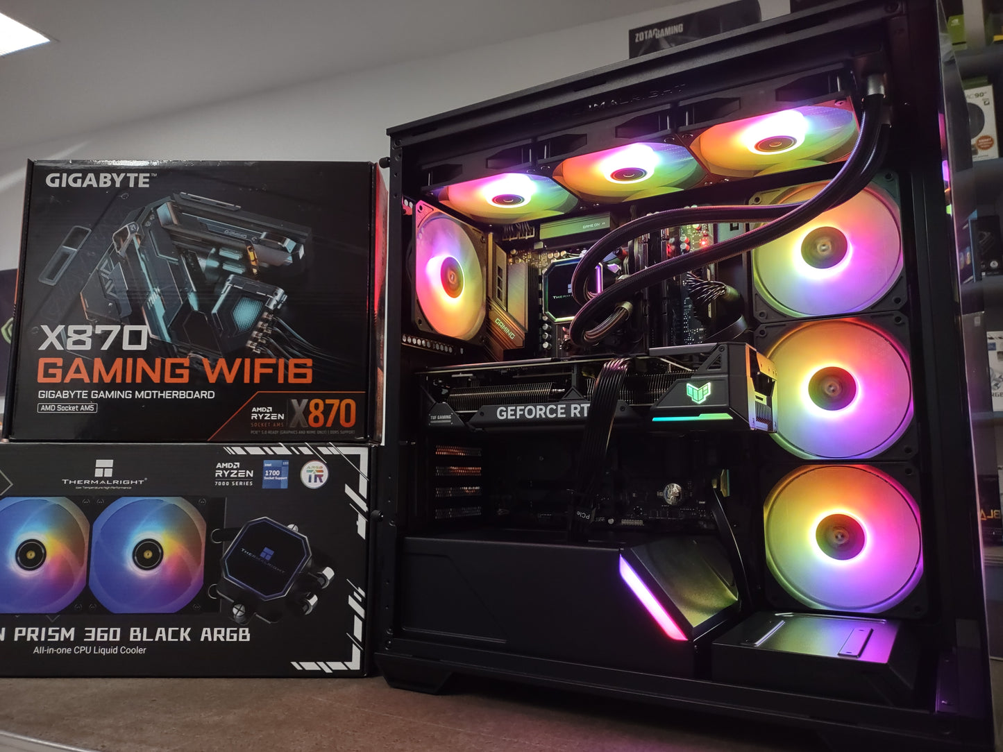 Pre-Built MysteryByte MAZE Panoramic – Ryzen 5 8400F Gaming PC