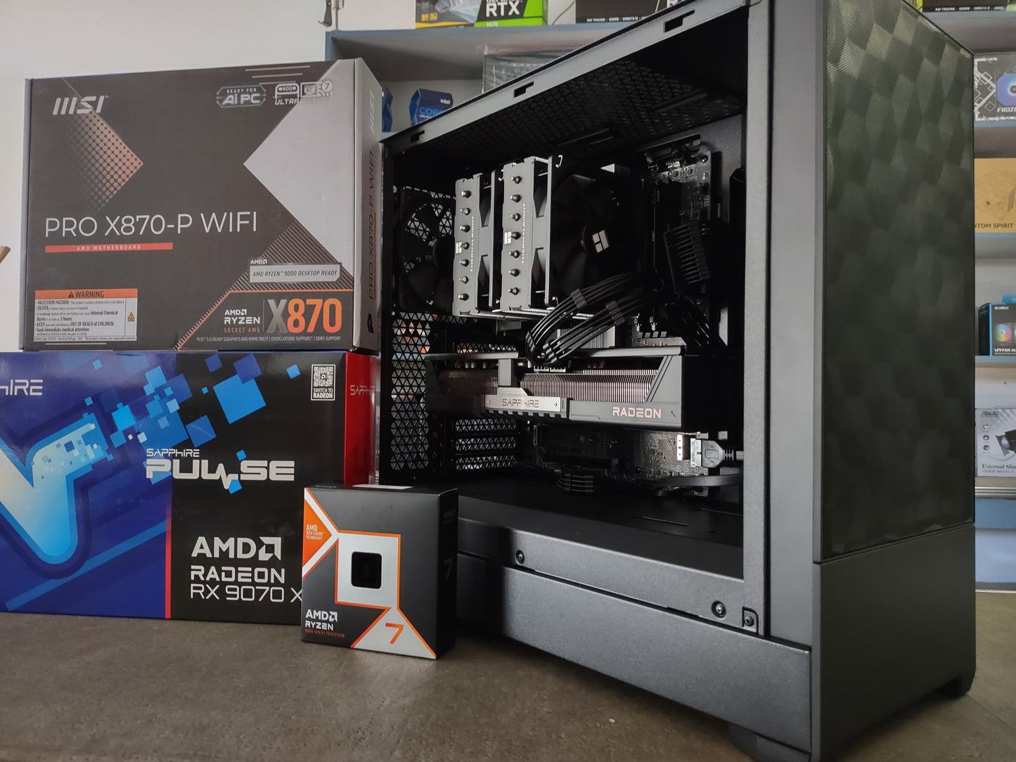 MysteryByte North White Mesh (Ultra 7 265, PROART Z890-CREATOR, Fury Beast 64GB, NVIDIA GeForce RTX 5080,  Two Kingston FURY Renegade 2TB, be quiet! Pure Power 12M, 1000W