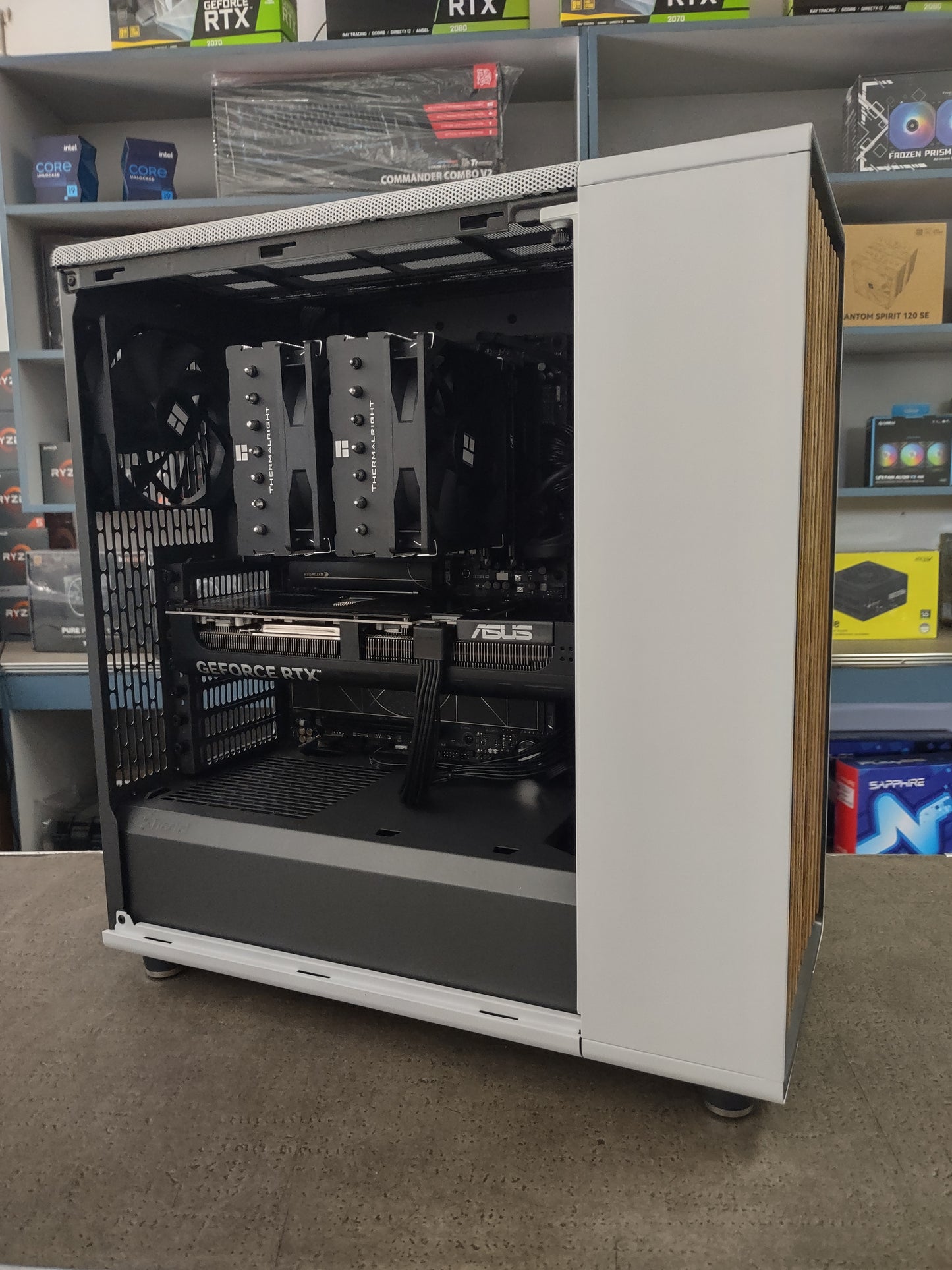 MysteryByte North White Mesh (Ultra 7 265, PROART Z890-CREATOR, Fury Beast 64GB, NVIDIA GeForce RTX 5080,  Two Kingston FURY Renegade 2TB, be quiet! Pure Power 12M, 1000W