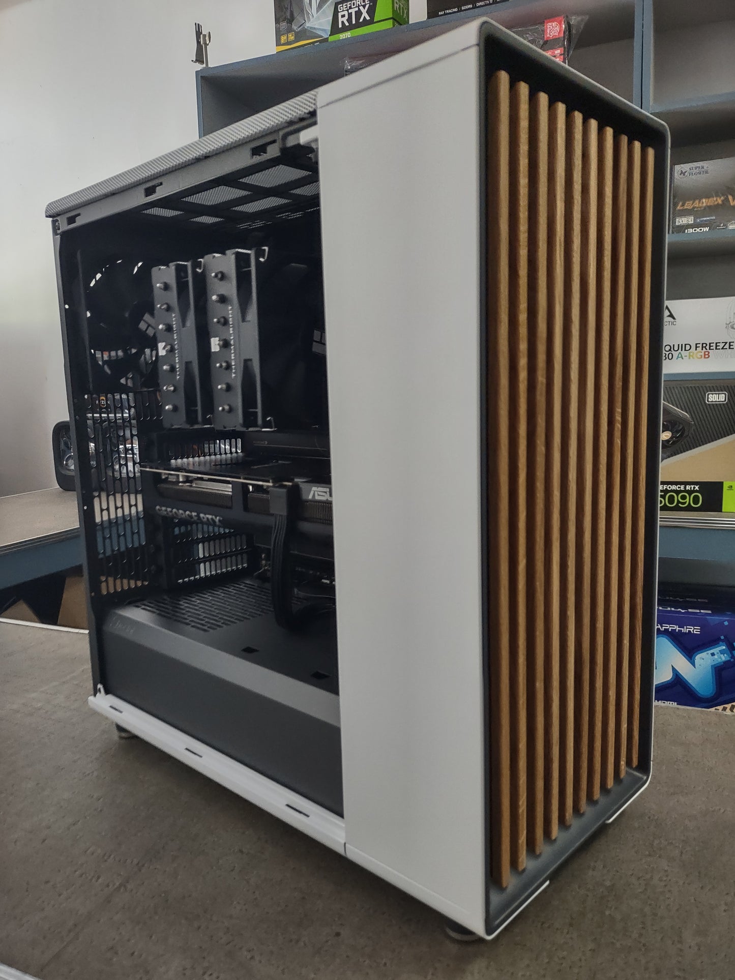 MysteryByte North White Mesh (Ultra 7 265, PROART Z890-CREATOR, Fury Beast 64GB, NVIDIA GeForce RTX 5080,  Two Kingston FURY Renegade 2TB, be quiet! Pure Power 12M, 1000W