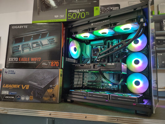 Ready-to-Go Gaming PC  Ryzen 9 9900X + RTX 5070 Ti (Invoice#1139923)